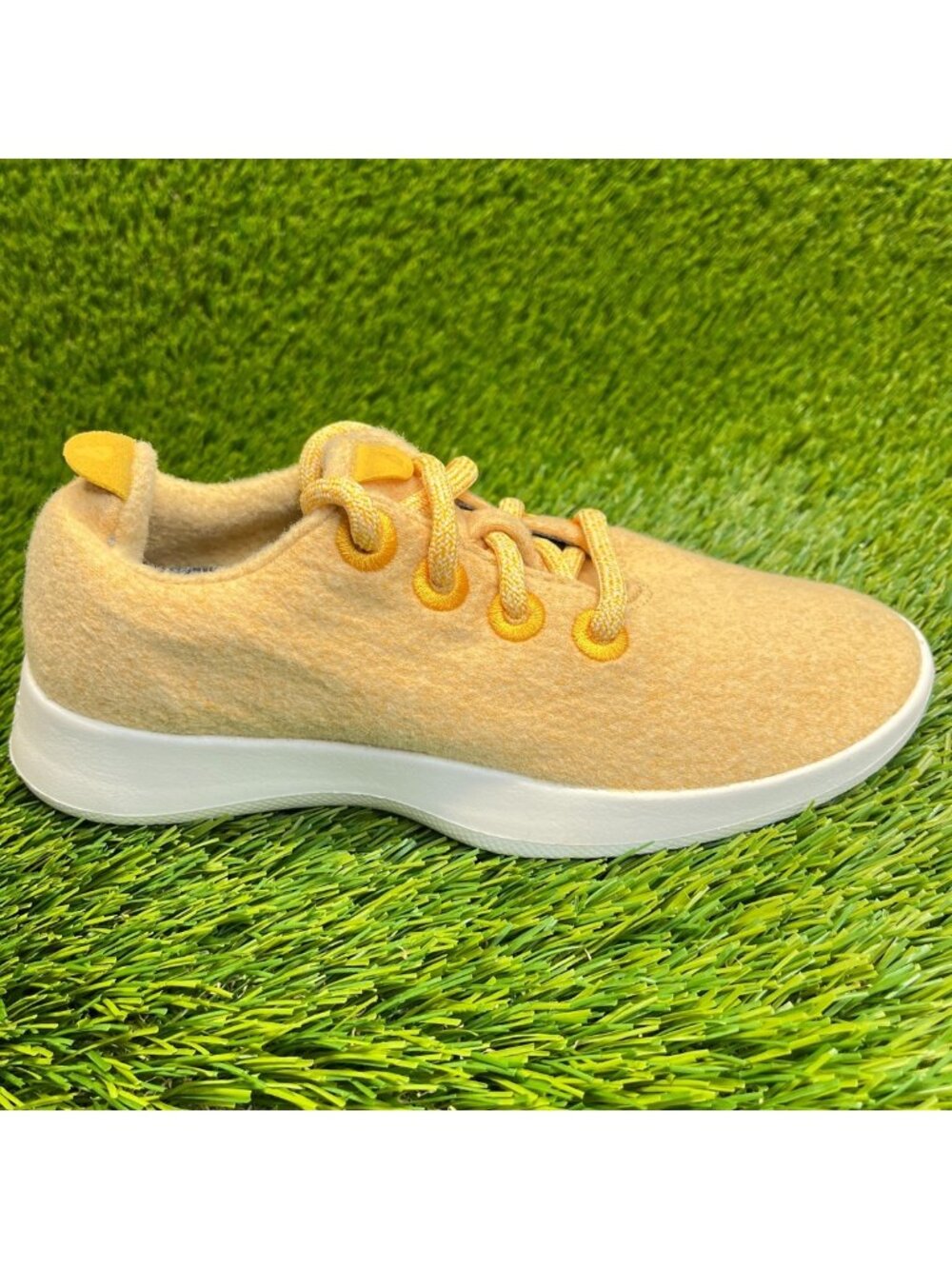 Allbirds Wool Runners‎ Womens Size 5 Turk Yellow Running Walking Shoes Sneakers